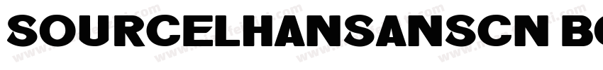 sourcelhansanscn bold字体转换